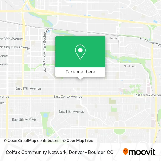 Colfax Community Network map