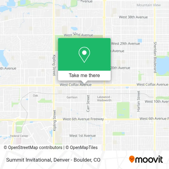 Summit Invitational map