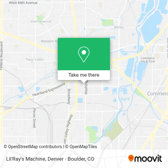 Lil'Ray's Machine map