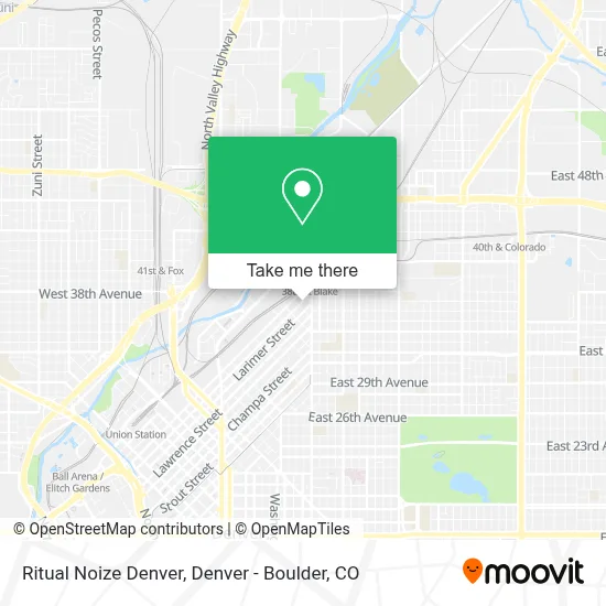 Ritual Noize Denver map