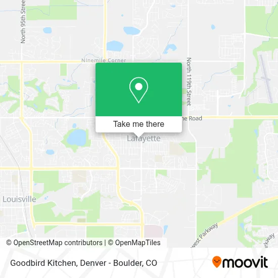 Goodbird Kitchen map