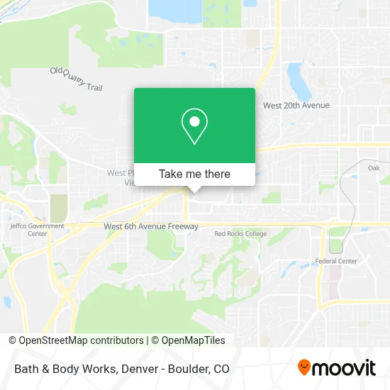 Bath & Body Works map