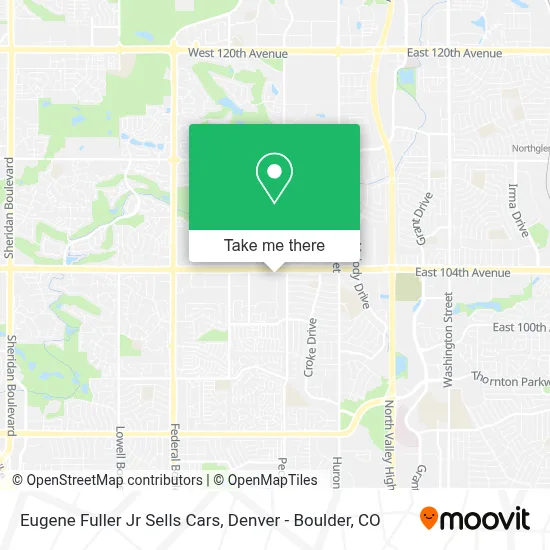 Eugene Fuller Jr Sells Cars map