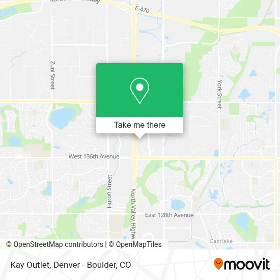 Kay Outlet map