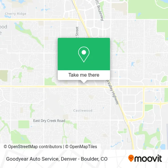 Goodyear Auto Service map
