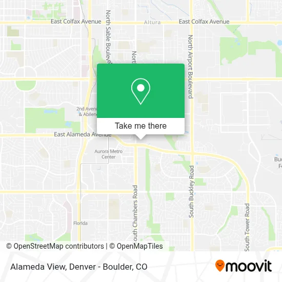 Alameda View map