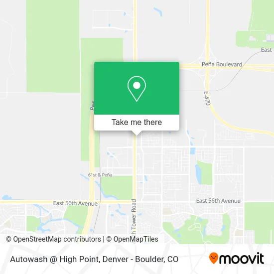 Autowash @ High Point map