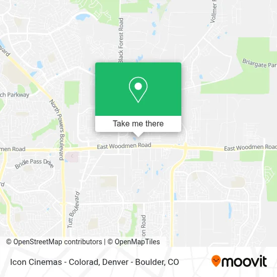Icon Cinemas - Colorad map