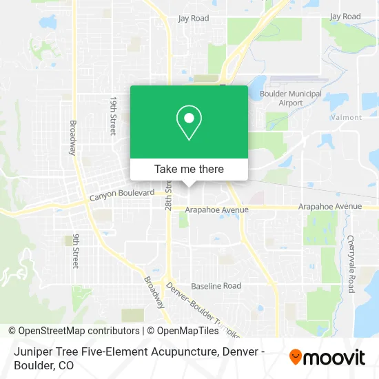 Juniper Tree Five-Element Acupuncture map