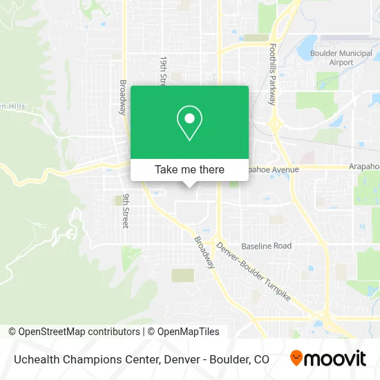 Uchealth Champions Center map