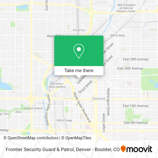 Frontier Security Guard & Patrol map