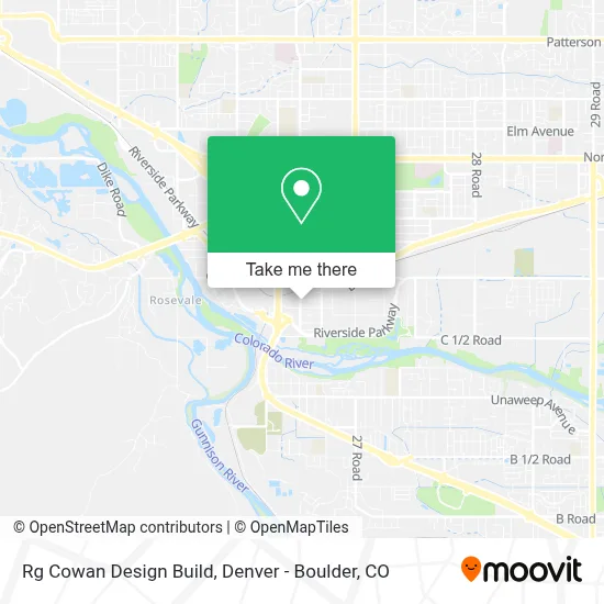 Rg Cowan Design Build map