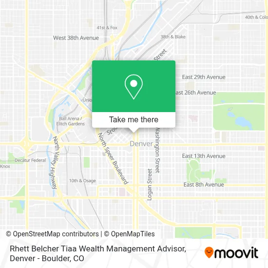Rhett Belcher Tiaa Wealth Management Advisor map