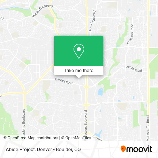 Abide Project map