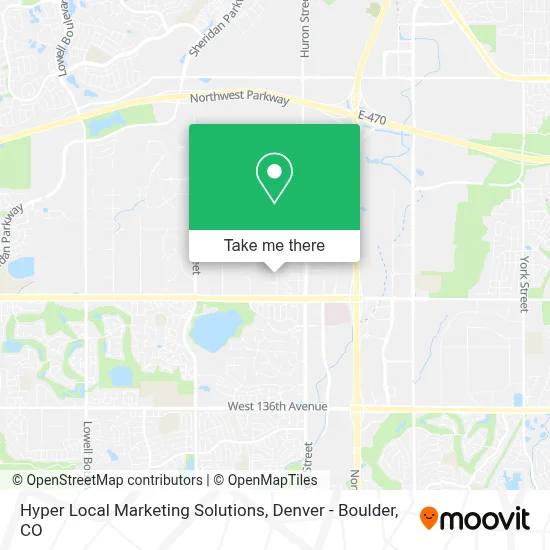Hyper Local Marketing Solutions map