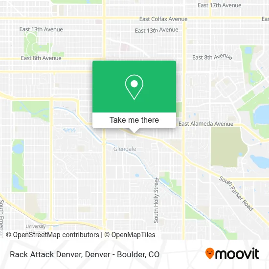 Rack Attack Denver map
