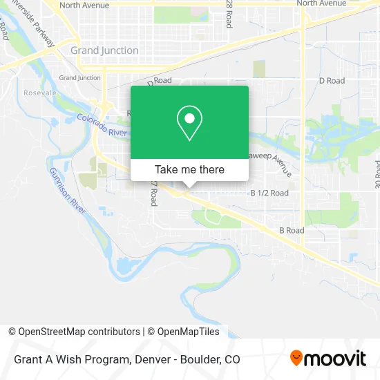 Grant A Wish Program map
