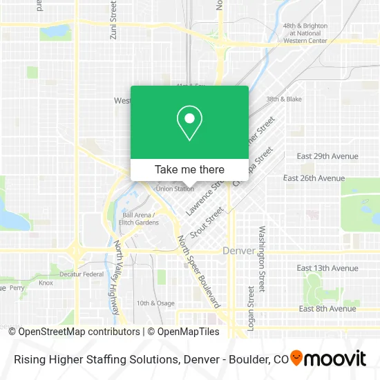Rising Higher Staffing Solutions map