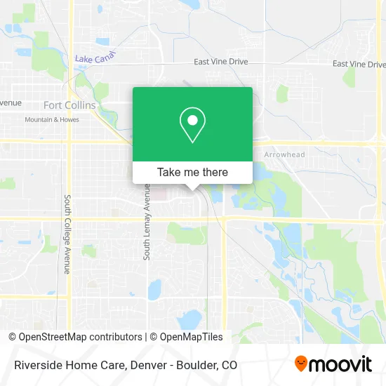 Riverside Home Care map