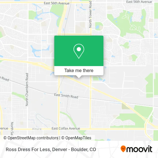 Ross Dress For Less map