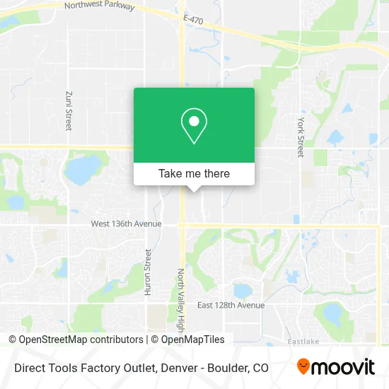 Direct Tools Factory Outlet map