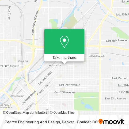 Pearce Engineering And Design map
