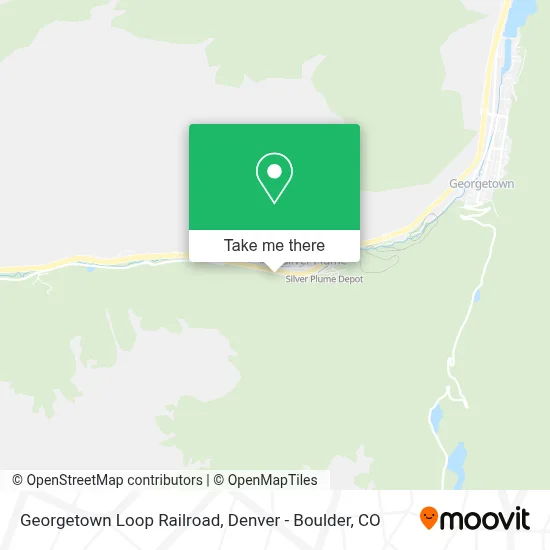 Georgetown Loop Railroad map