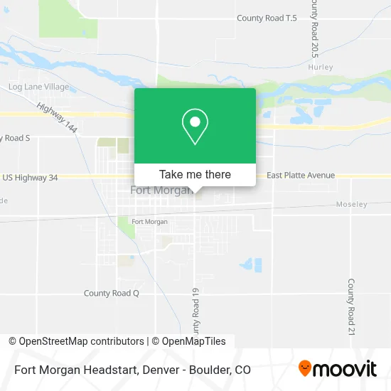 Fort Morgan Headstart map