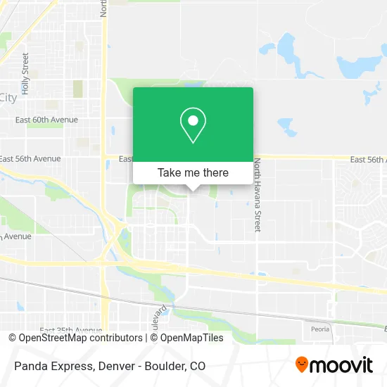 Panda Express map