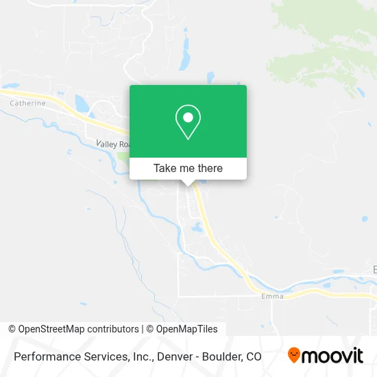 Performance Services, Inc. map