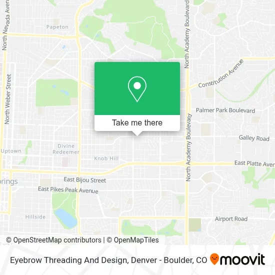 Eyebrow Threading And Design map