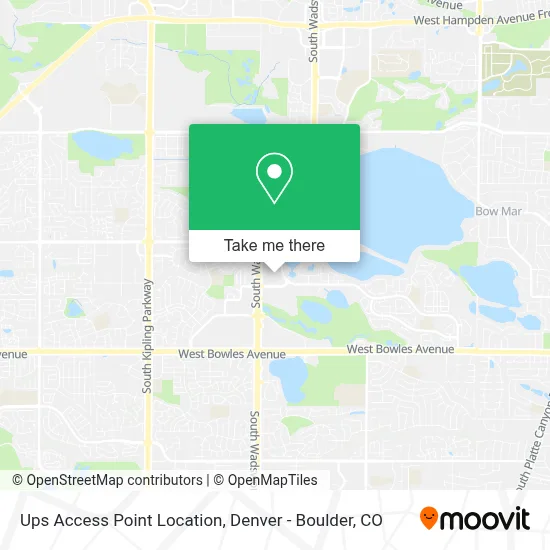Ups Access Point Location map