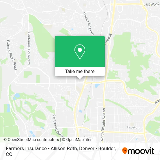 Farmers Insurance - Allison Roth map
