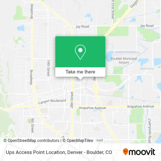 Ups Access Point Location map