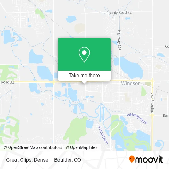 Great Clips map