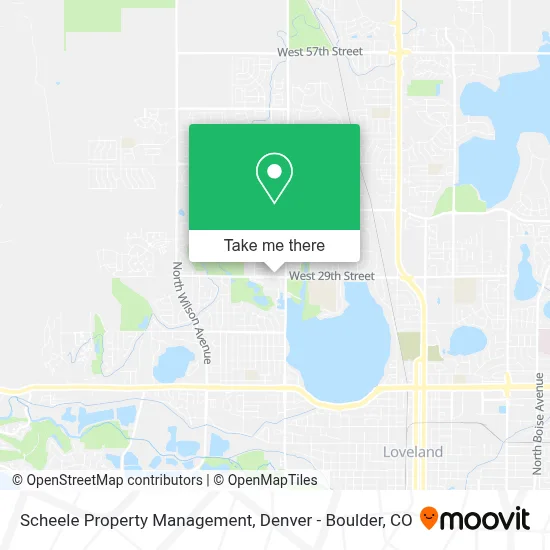 Scheele Property Management map