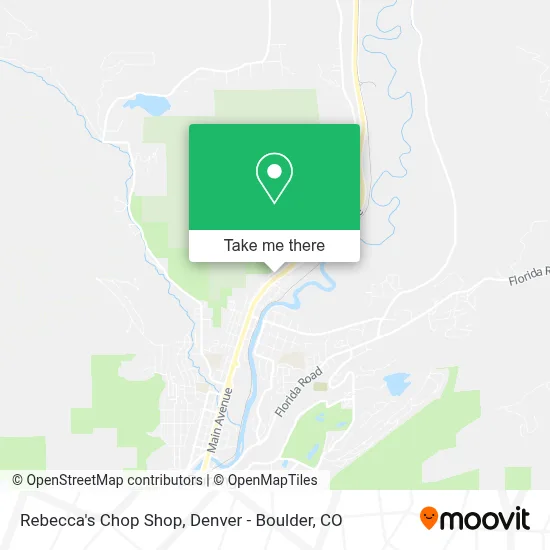 Rebecca's Chop Shop map