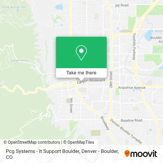 Pcg Systems - It Support Boulder map