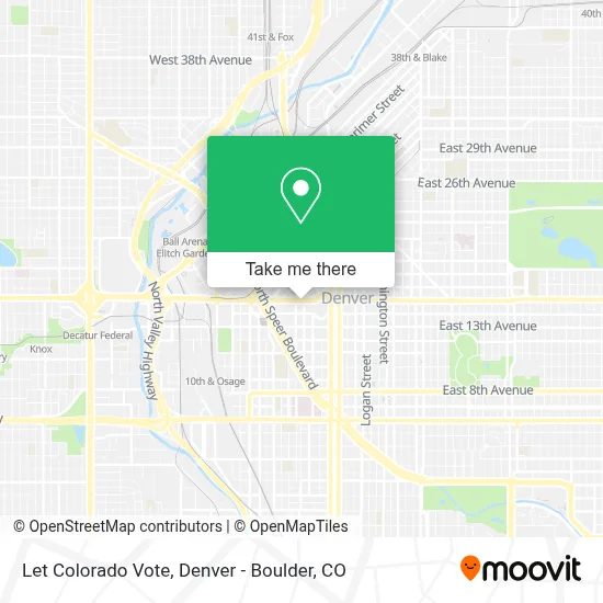 Let Colorado Vote map