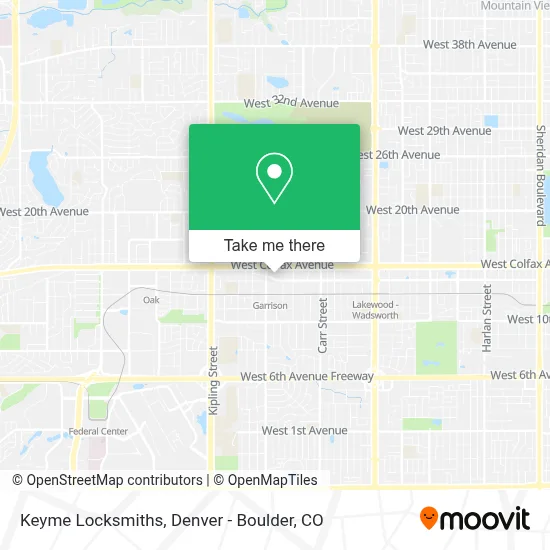 Keyme Locksmiths map