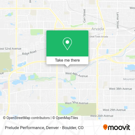 Prelude Performance map