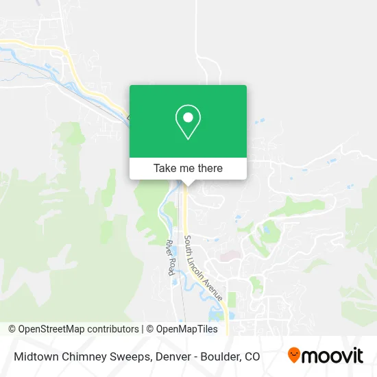 Midtown Chimney Sweeps map