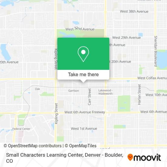 Small Characters Learning Center map