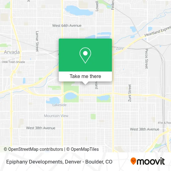 Epiphany Developments map