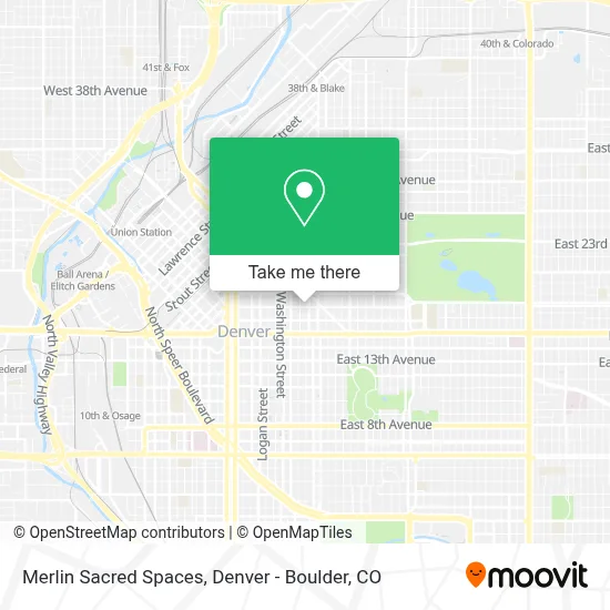 Merlin Sacred Spaces map