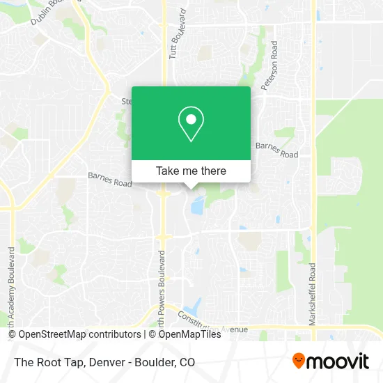 The Root Tap map
