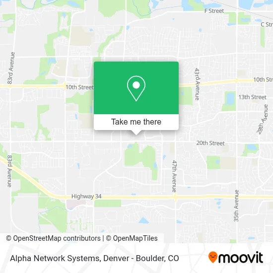 Alpha Network Systems map