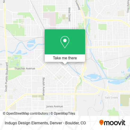 Indugo Design Elements map