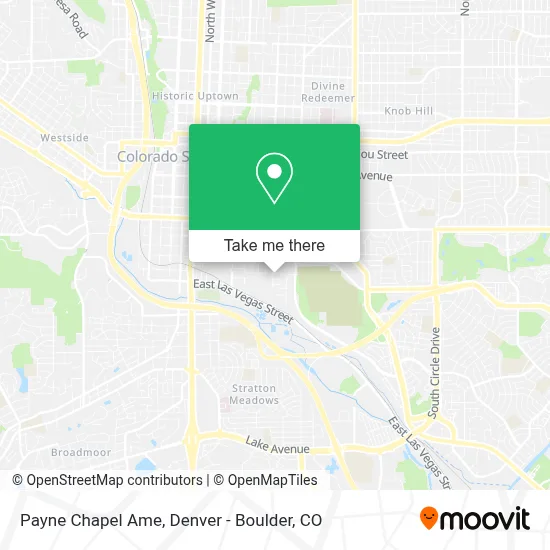 Payne Chapel Ame map