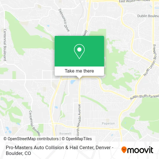 Pro-Masters Auto Collision & Hail Center map
